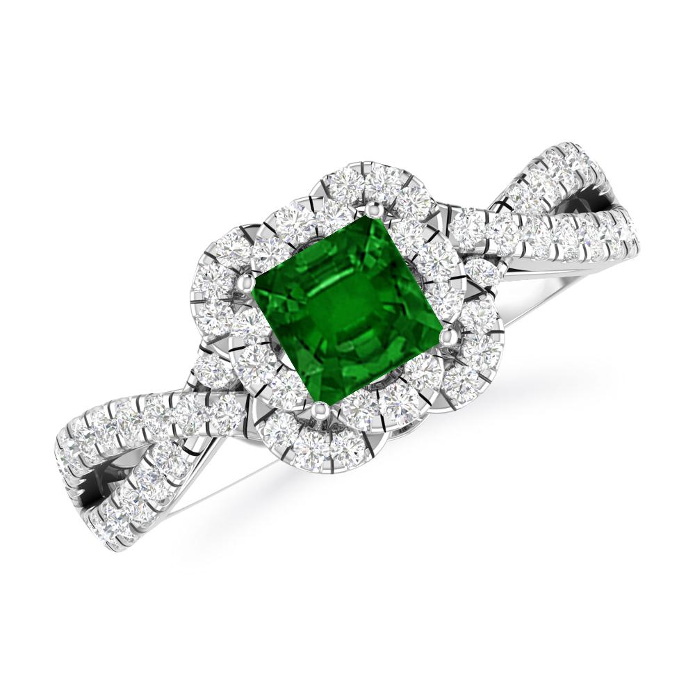 White Gold - Emerald