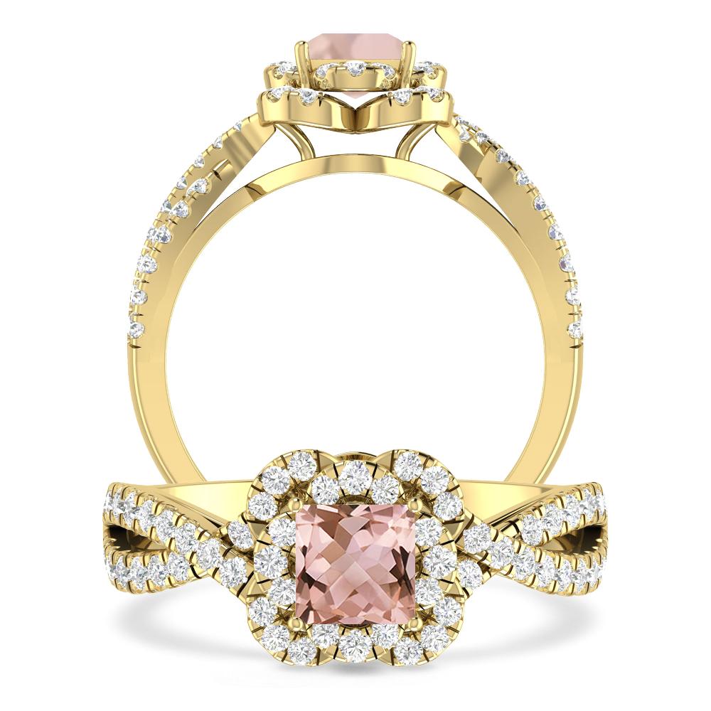 Yellow Gold - Morganite