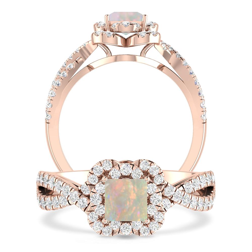 Rose Gold - Opal