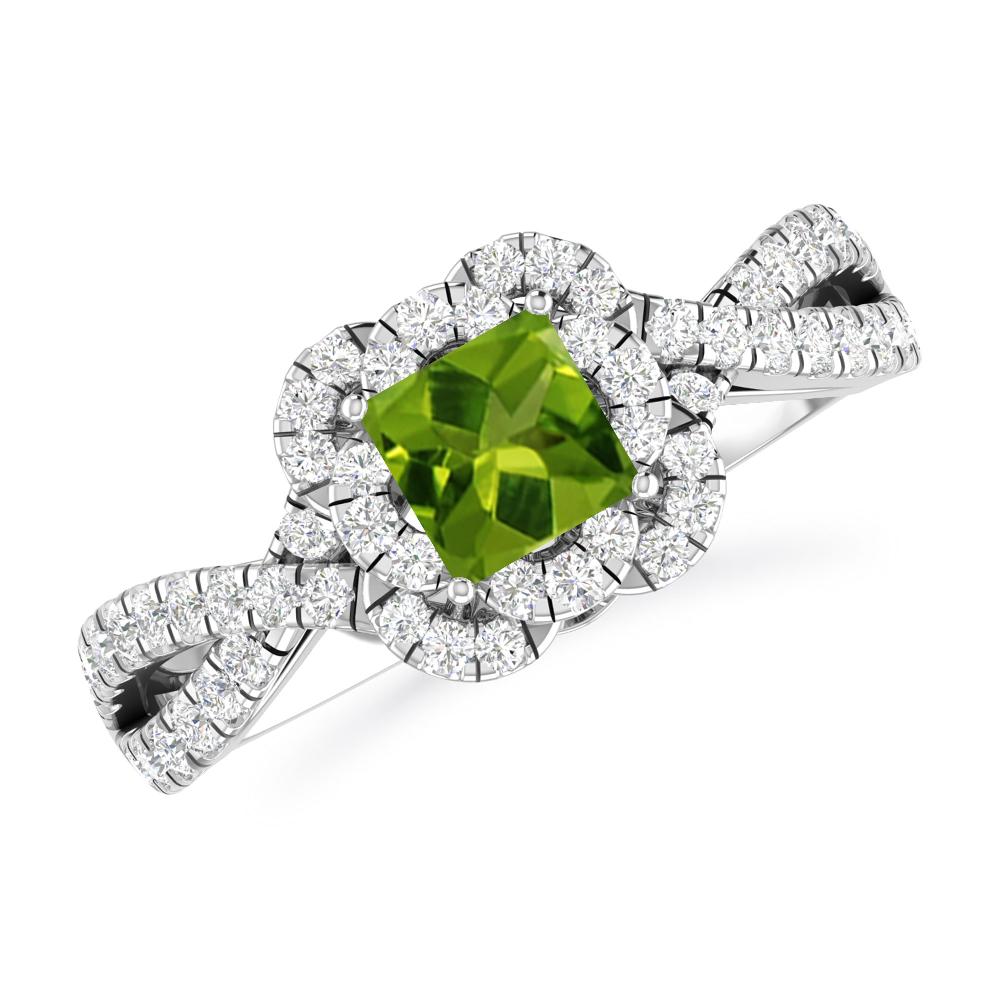 White Gold - Peridot