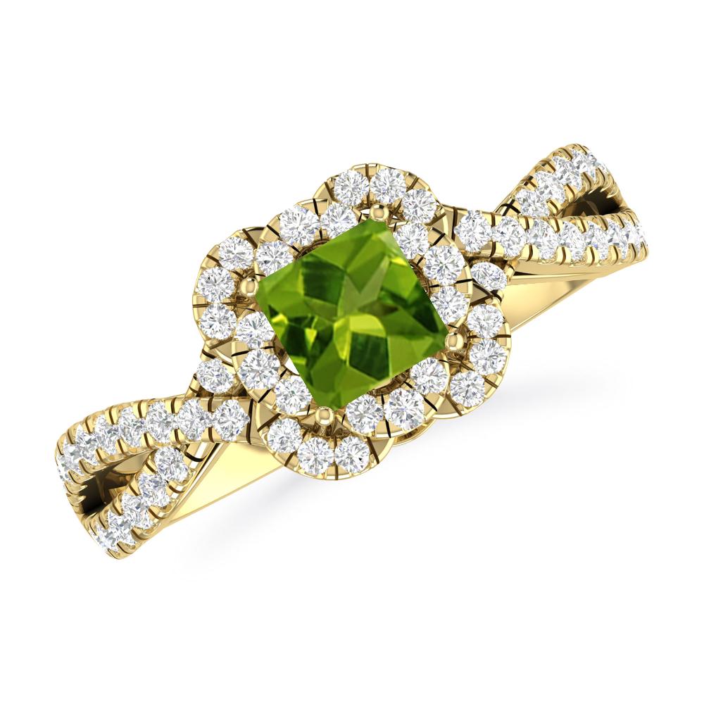 Yellow Gold - Peridot