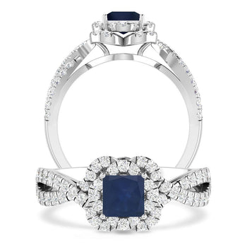 White Gold - Sapphire