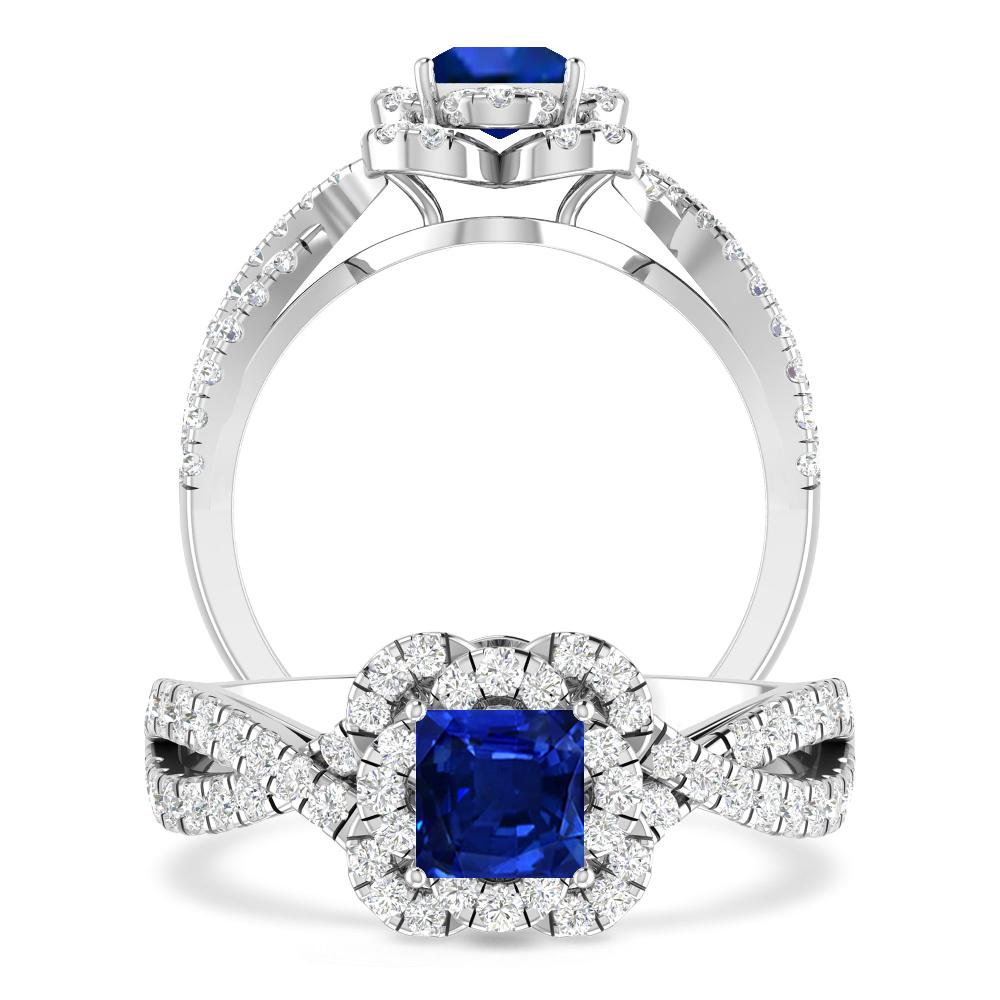 White Gold - Sapphire