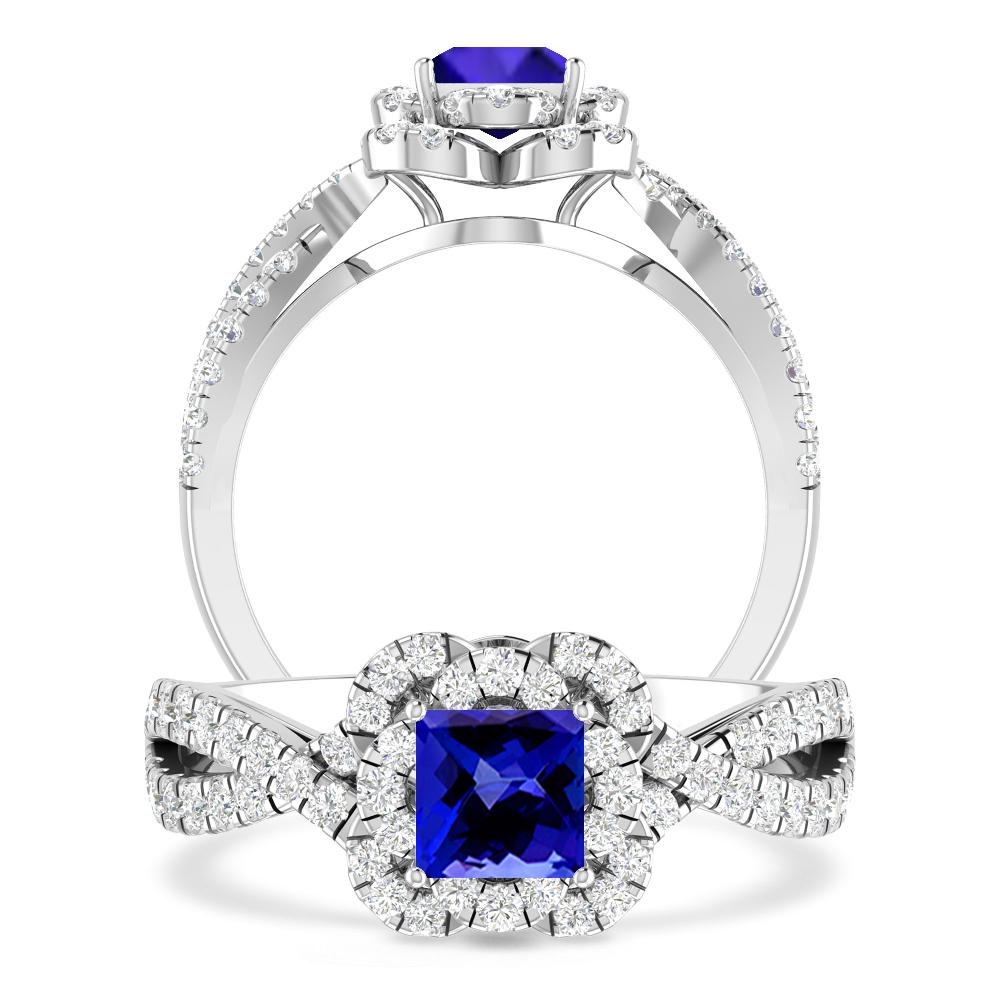 White Gold - Tanzanite