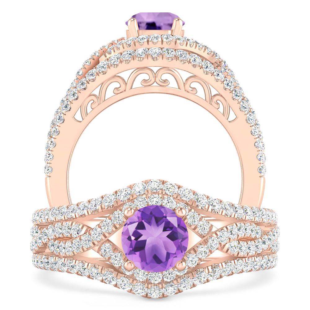 Rose Gold - Amethyst