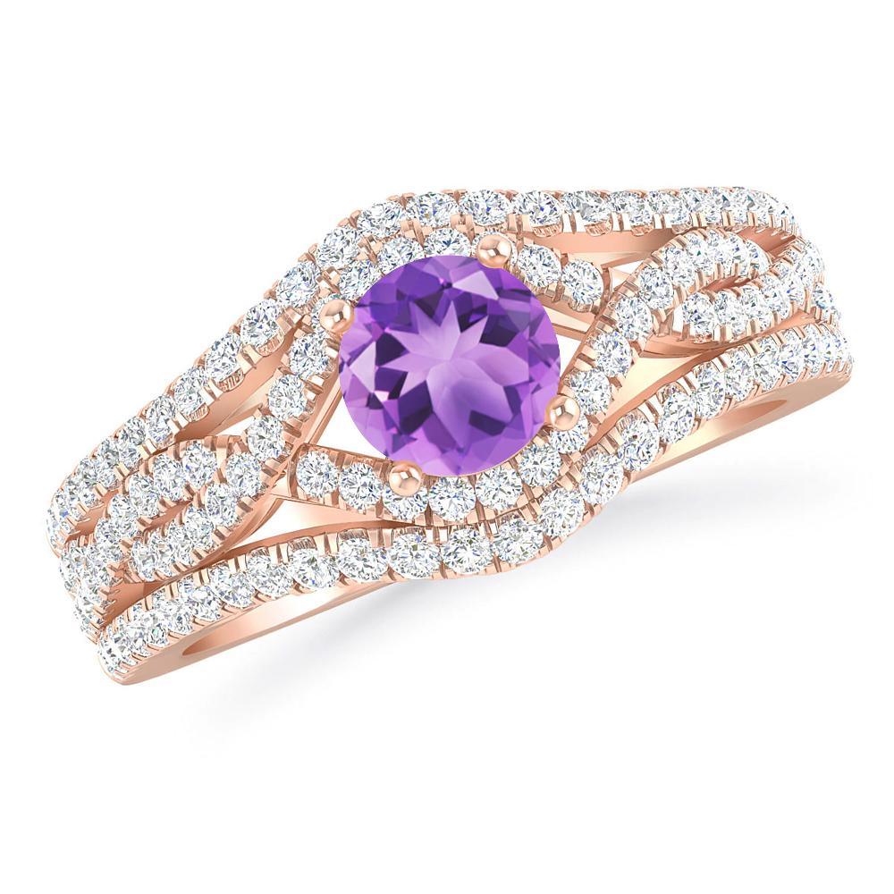 Rose Gold - Amethyst