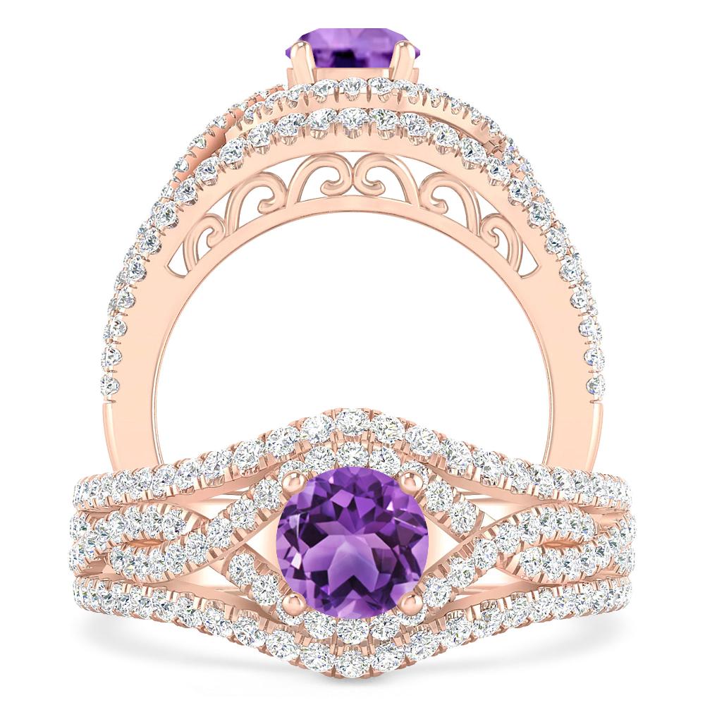 Rose Gold - Amethyst