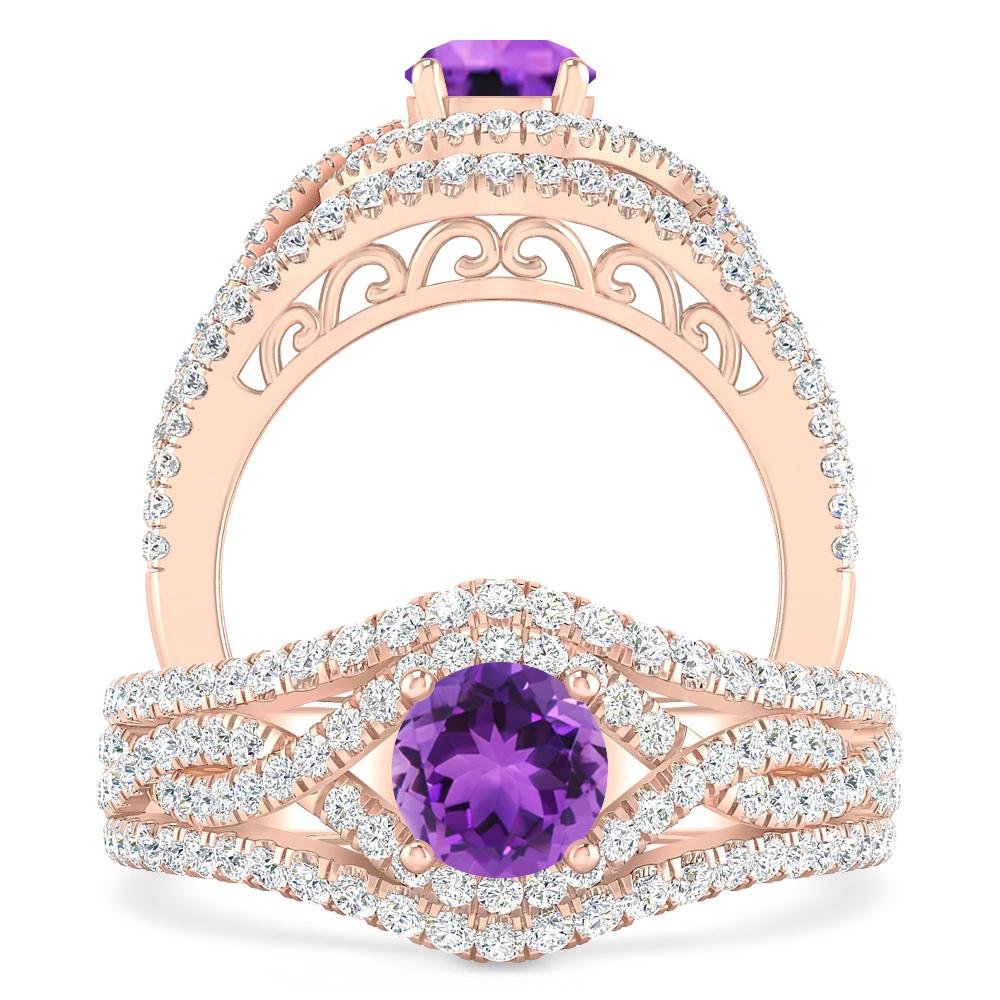 Rose Gold - Amethyst