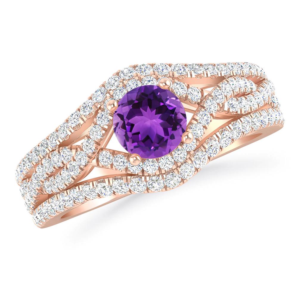 Rose Gold - Amethyst