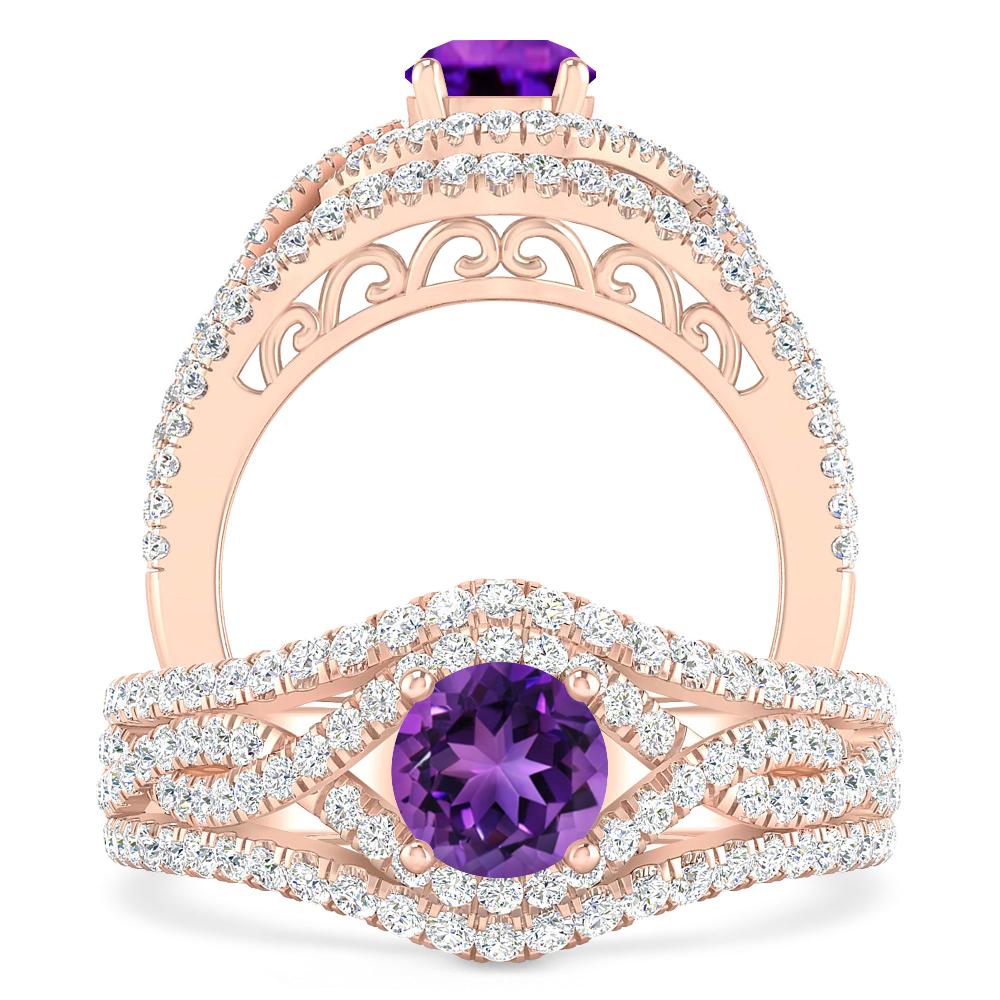 Rose Gold - Amethyst