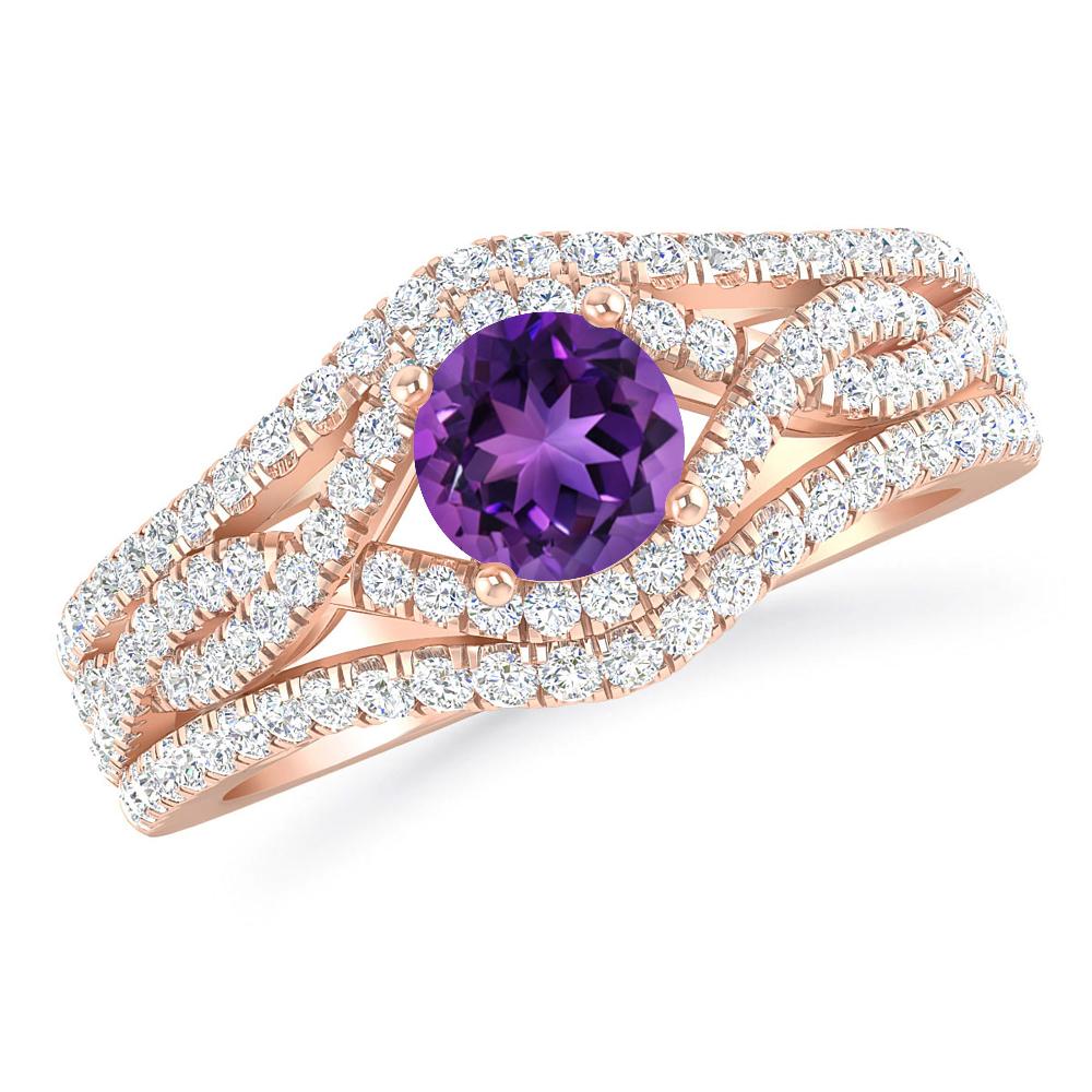 Rose Gold - Amethyst