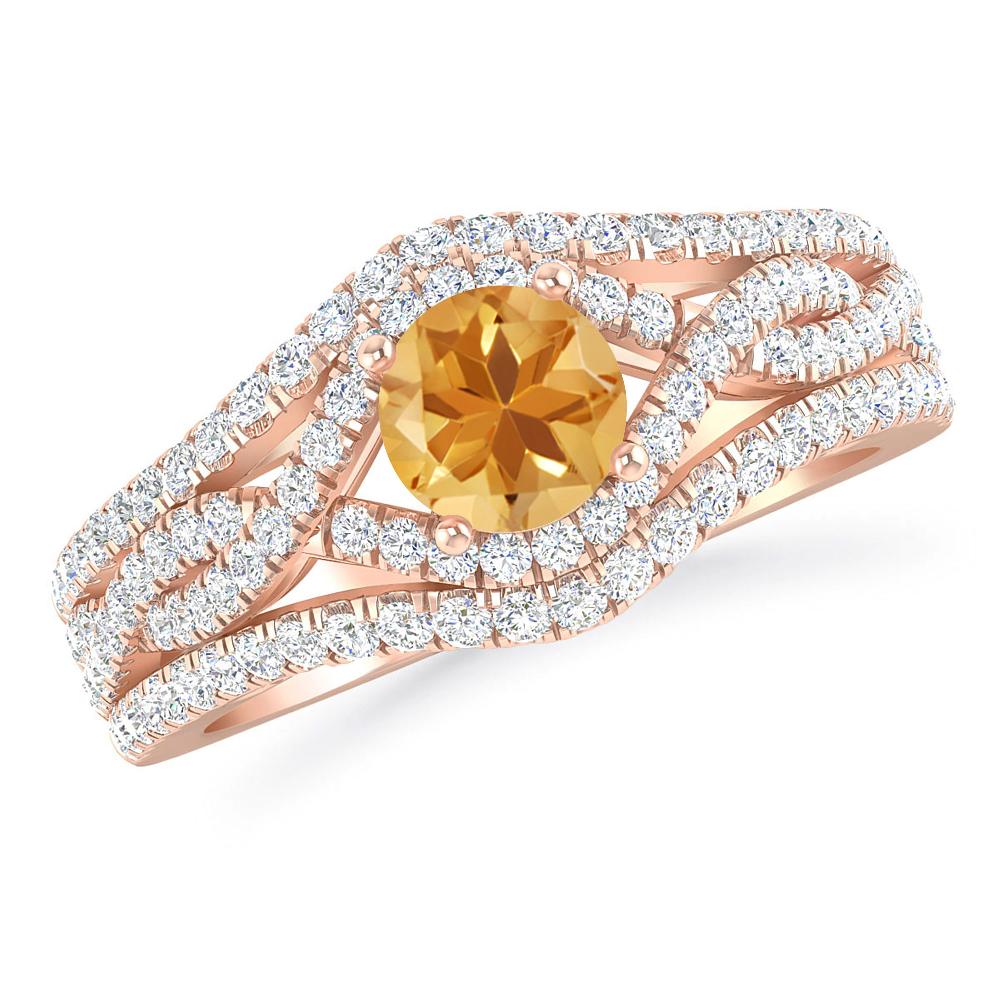 Rose Gold - Citrine