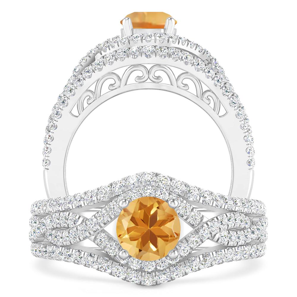 White Gold - Citrine