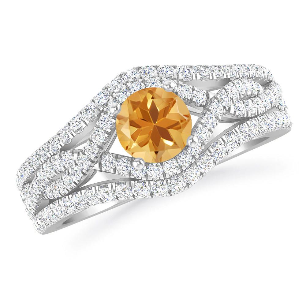 White Gold - Citrine