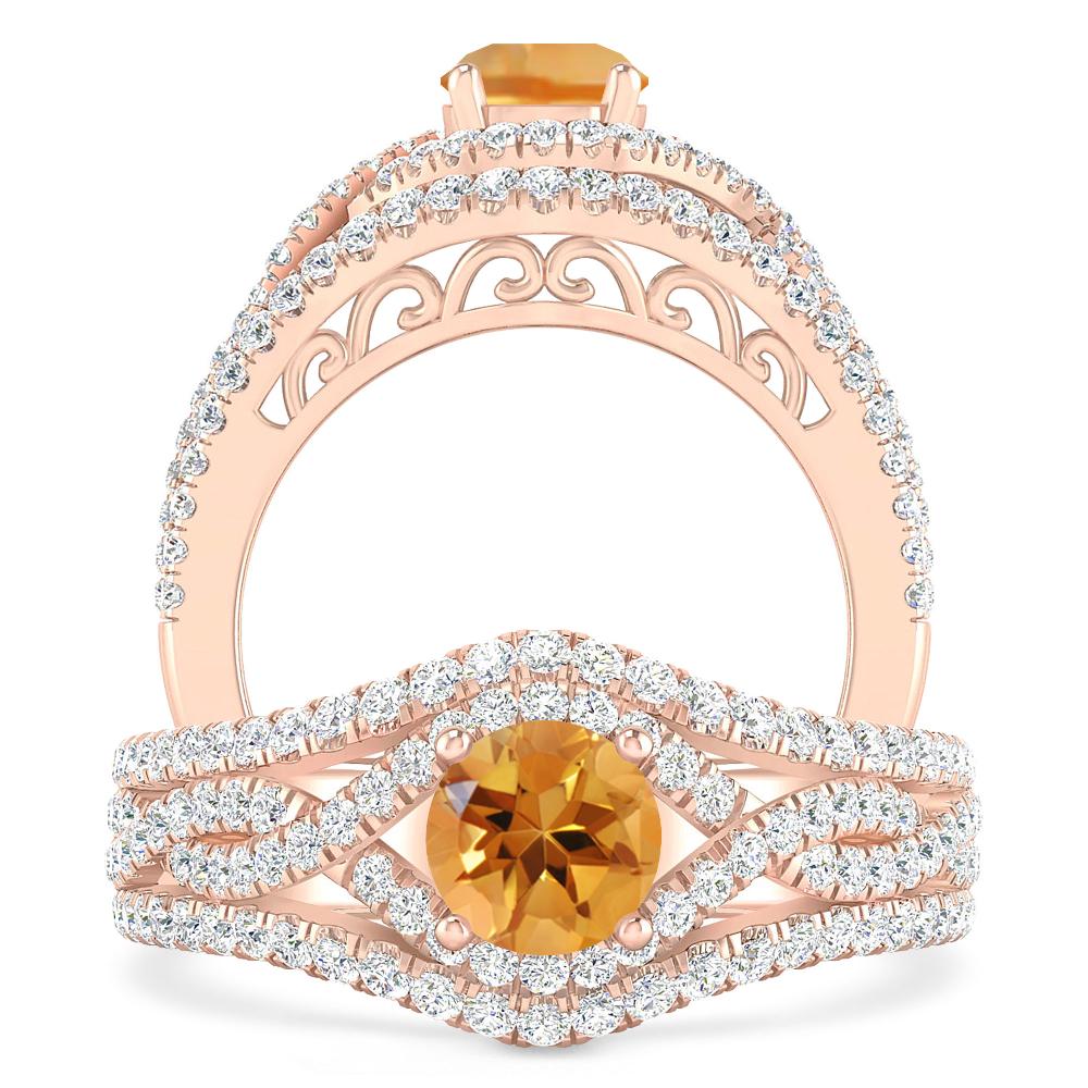 Rose Gold - Citrine