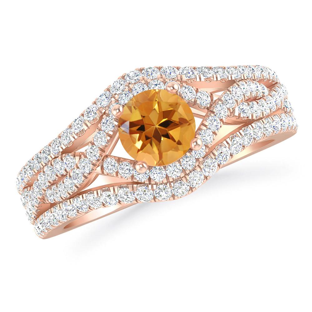 Rose Gold - Citrine