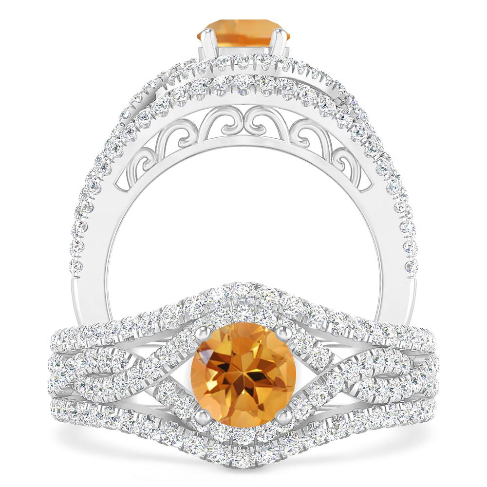 White Gold - Citrine