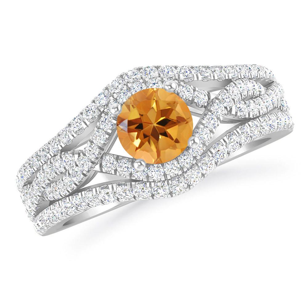 White Gold - Citrine