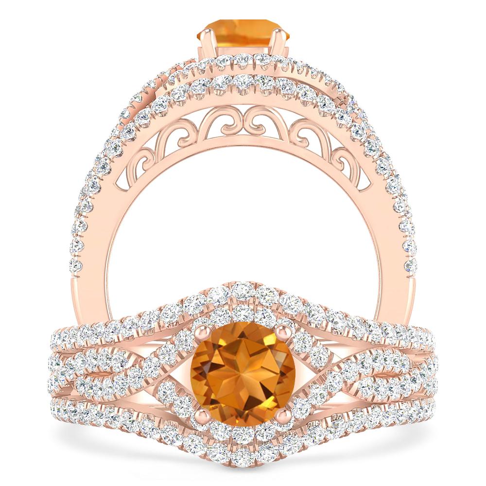 Rose Gold - Citrine