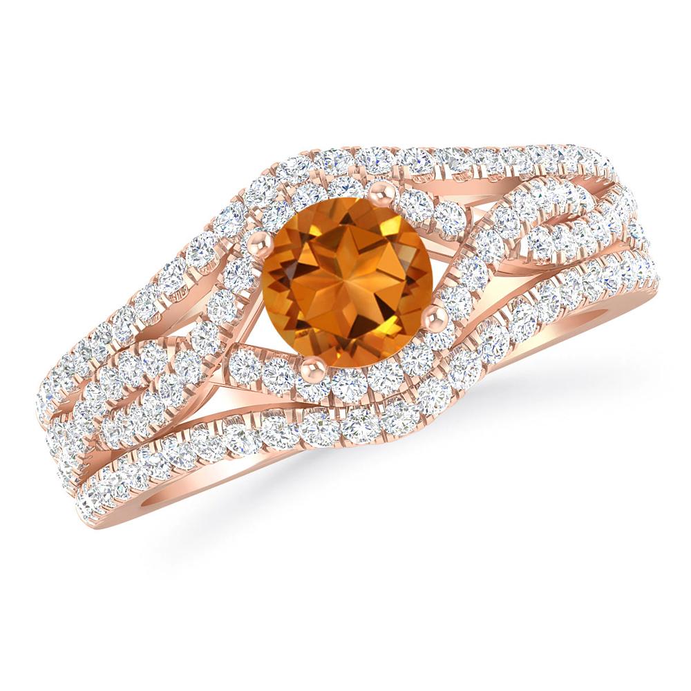 Rose Gold - Citrine