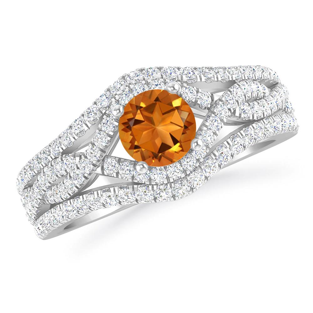 White Gold - Citrine