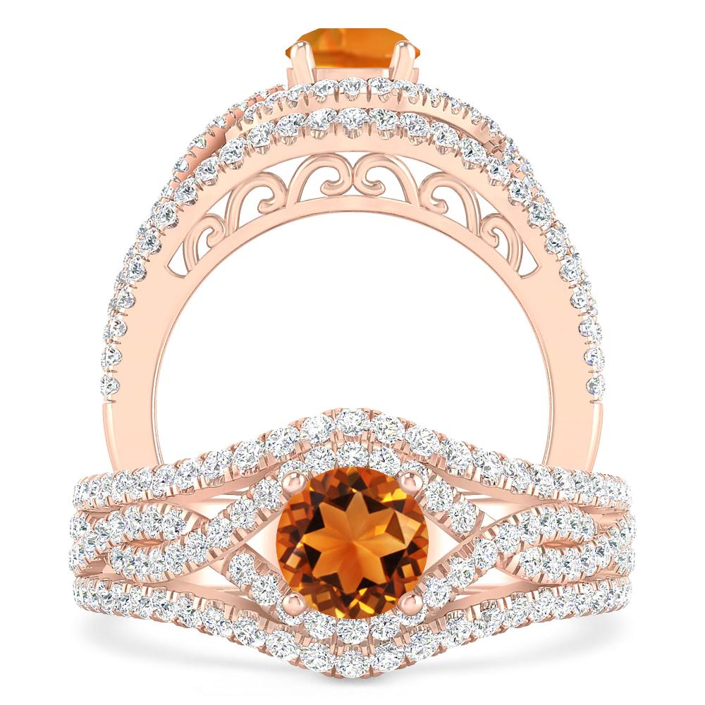 Rose Gold - Citrine