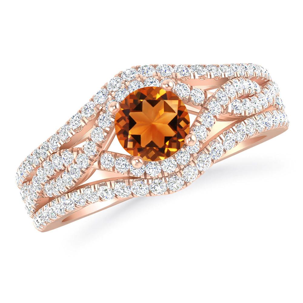 Rose Gold - Citrine