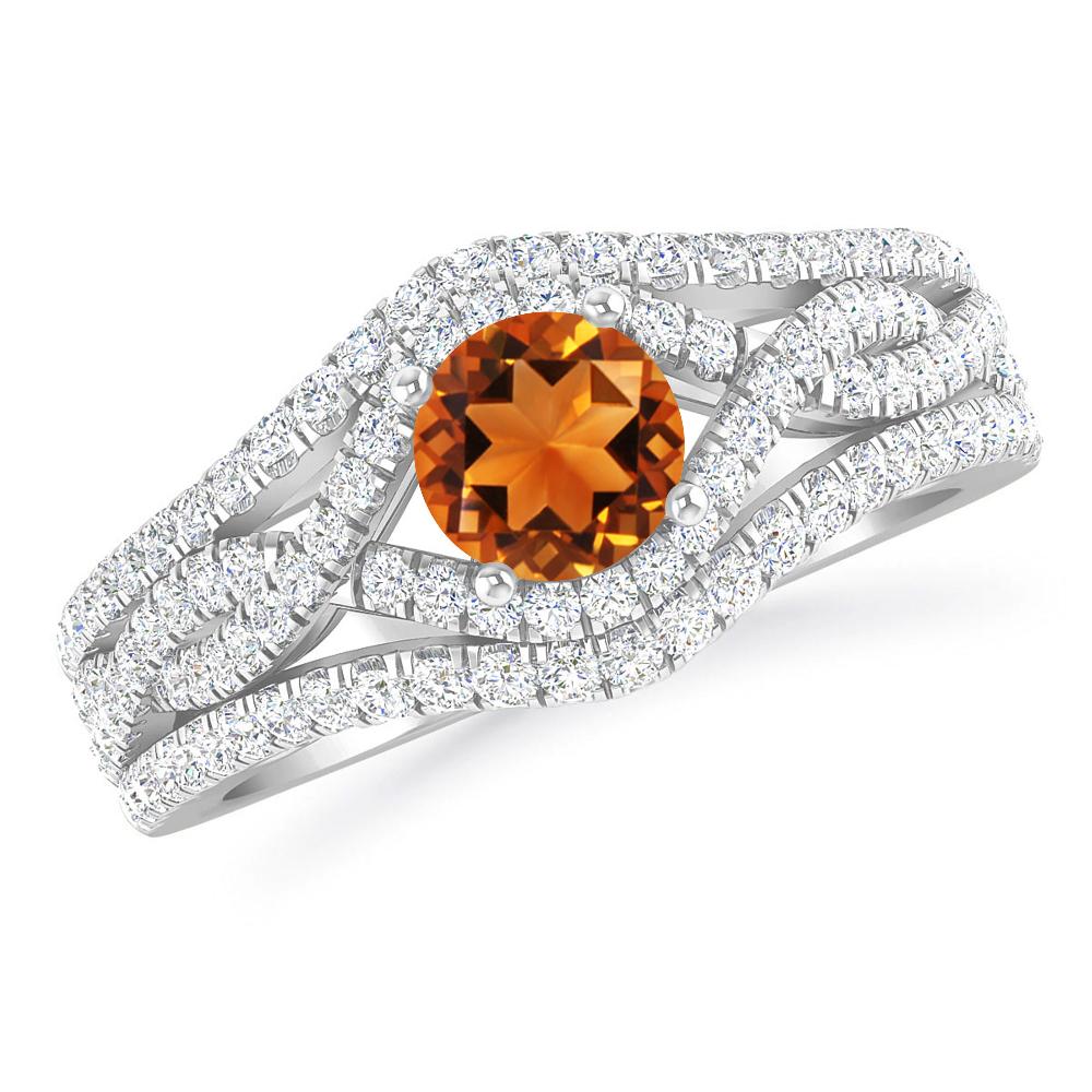 White Gold - Citrine