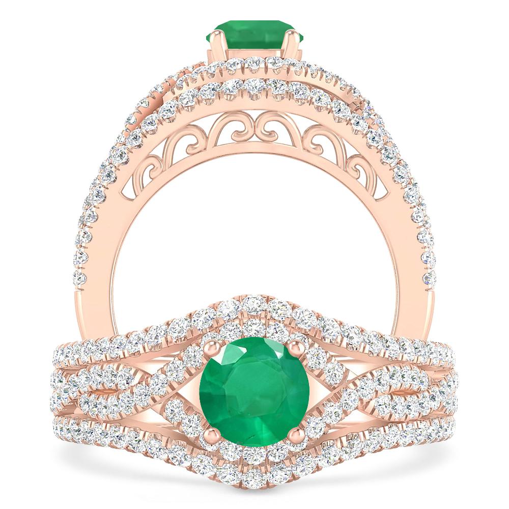 Rose Gold - Emerald