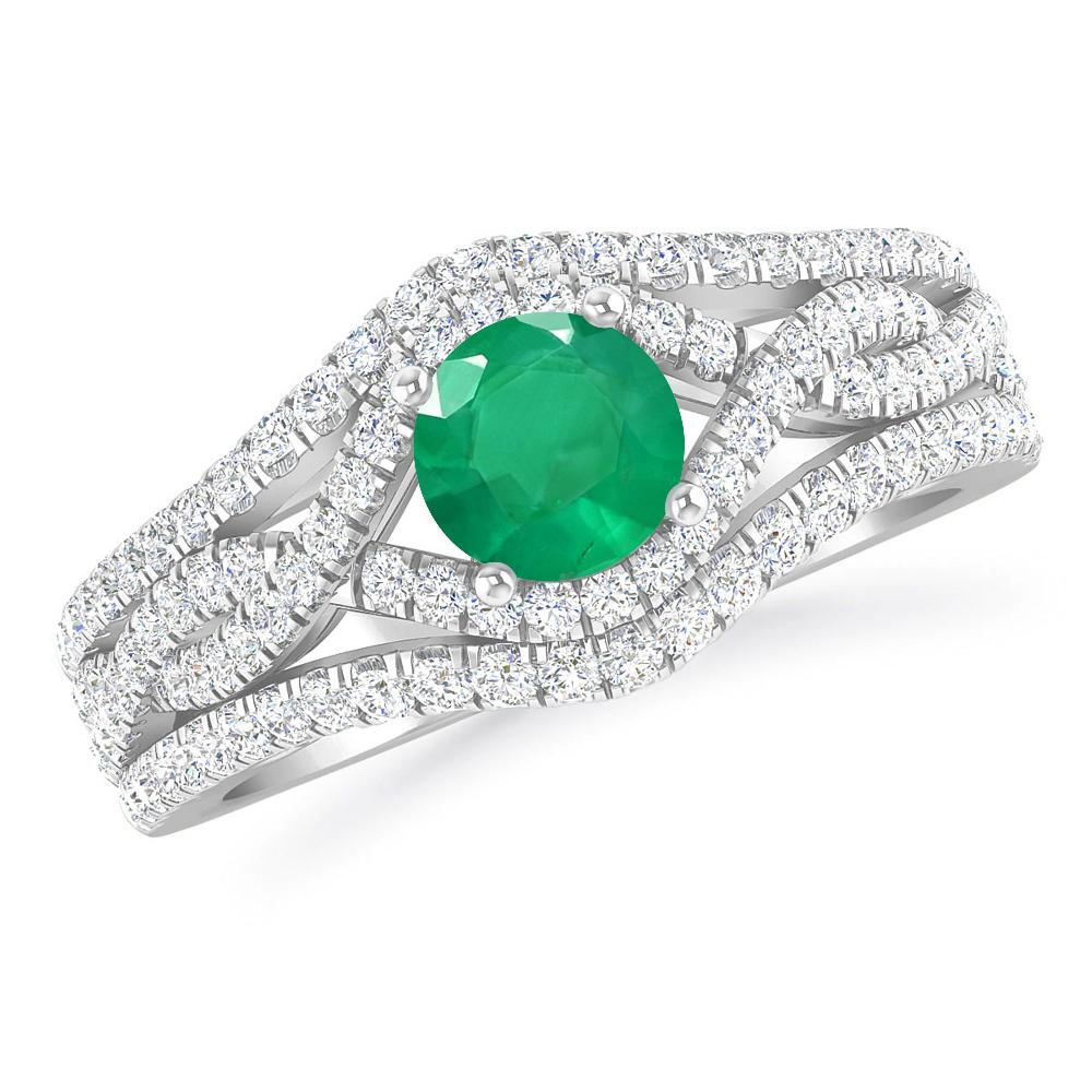 White Gold - Emerald