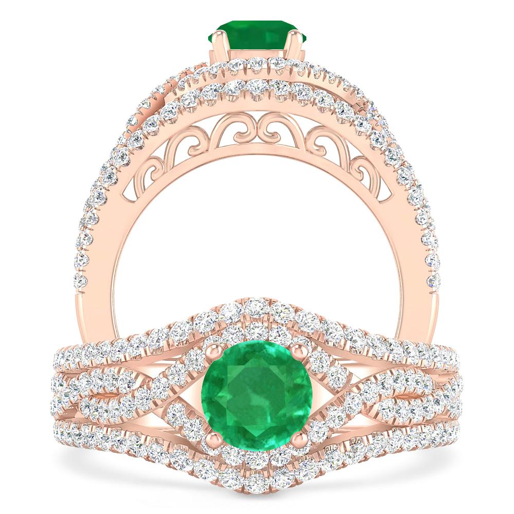 Rose Gold - Emerald