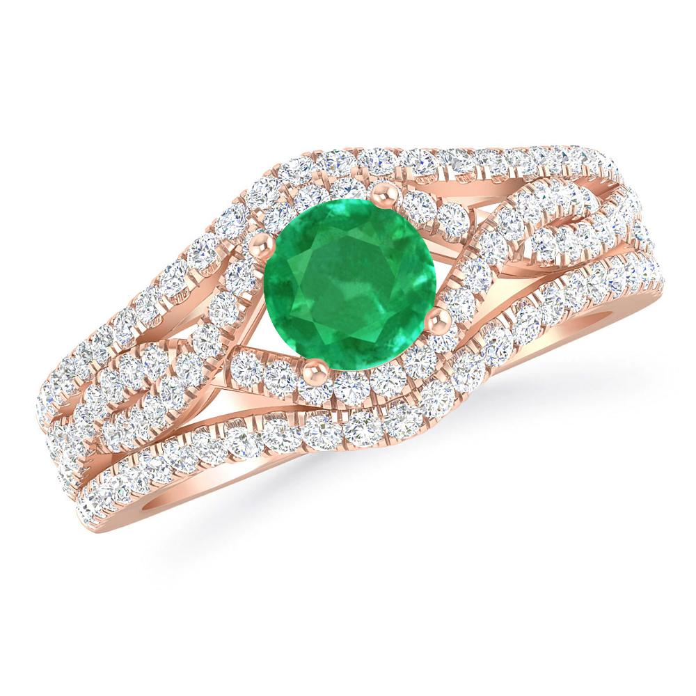 Rose Gold - Emerald