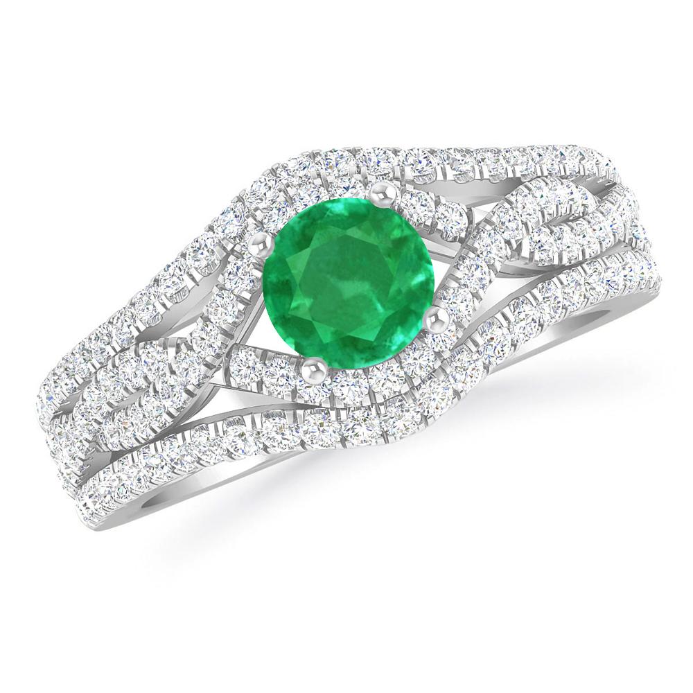 White Gold - Emerald