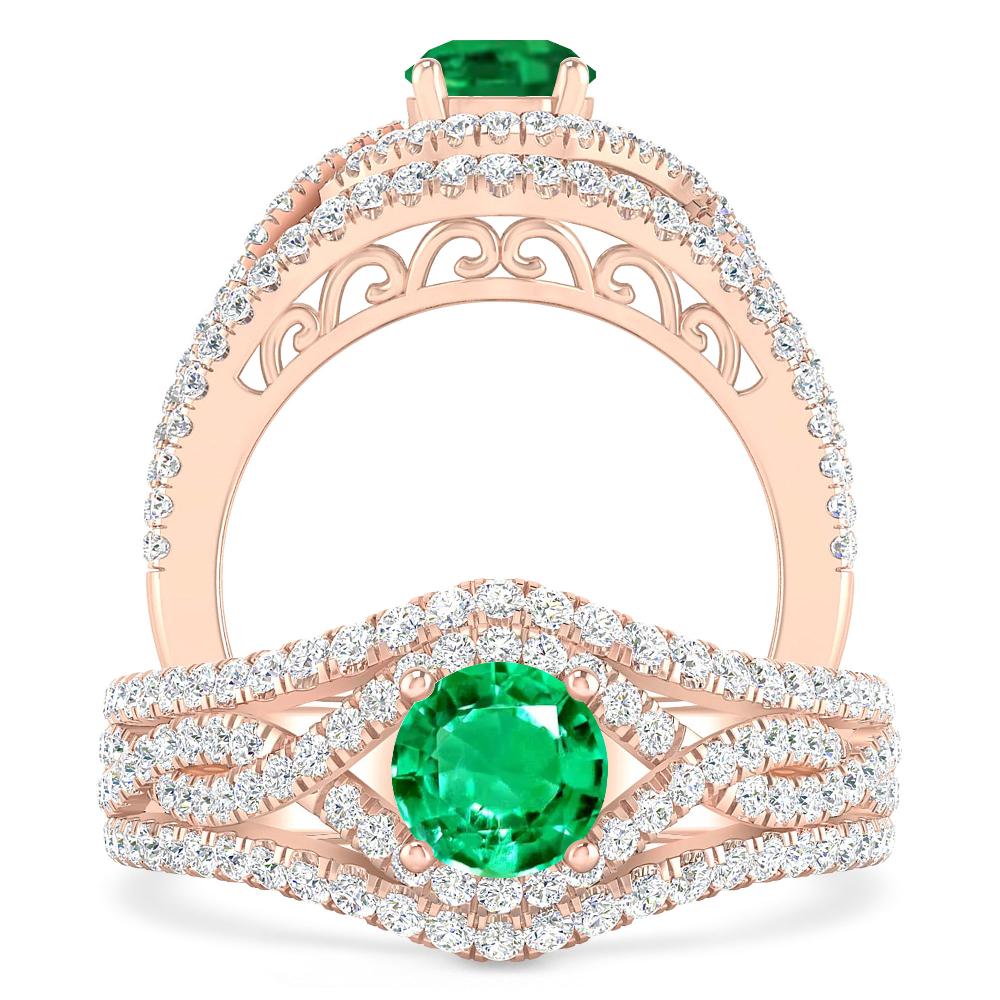 Rose Gold - Emerald