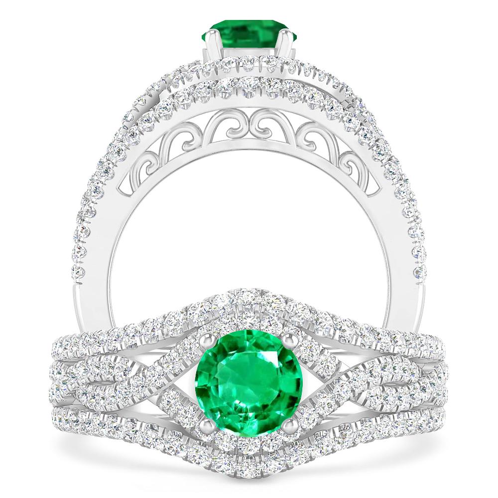 White Gold - Emerald