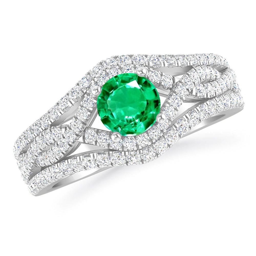 White Gold - Emerald