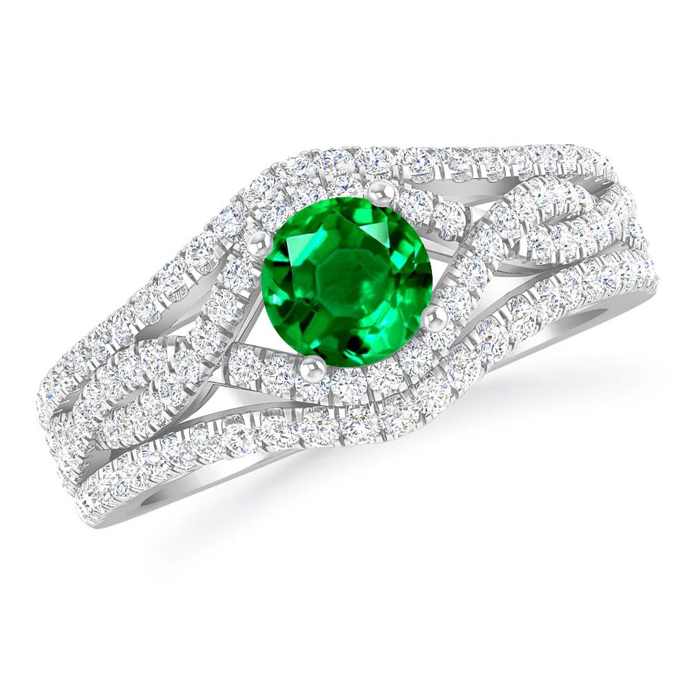 White Gold - Emerald