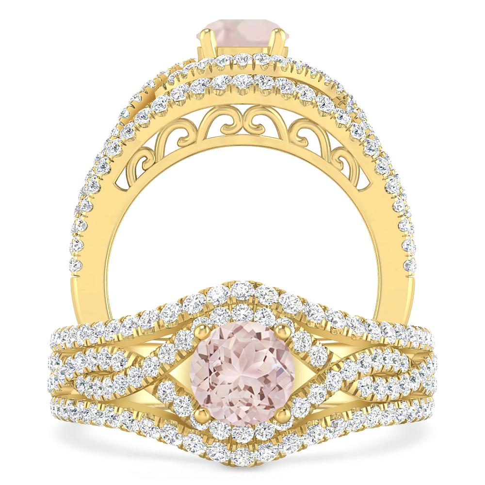 Yellow Gold - Morganite