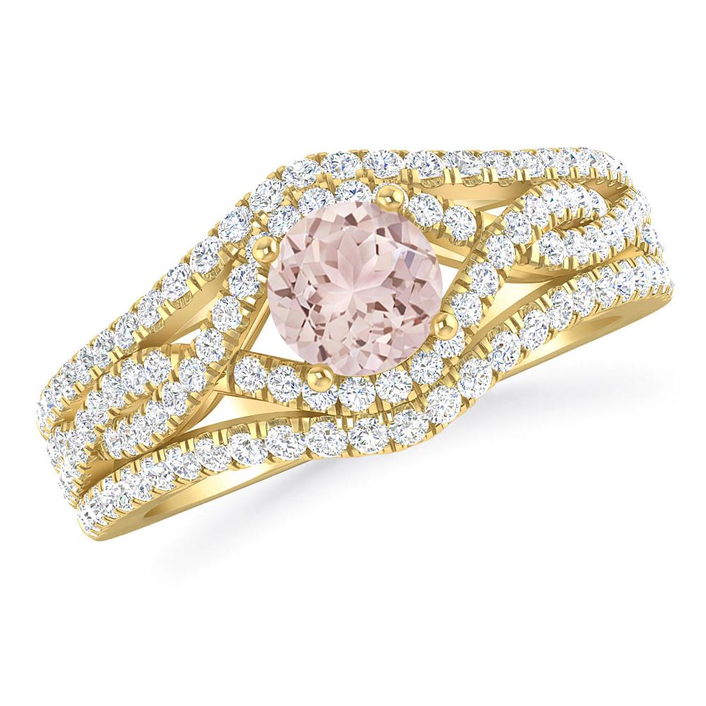 Yellow Gold - Morganite