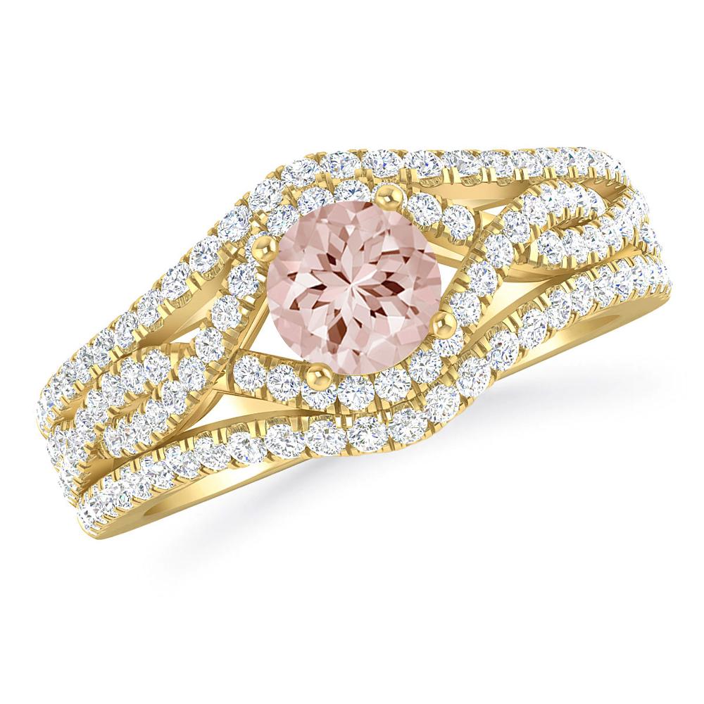 Yellow Gold - Morganite