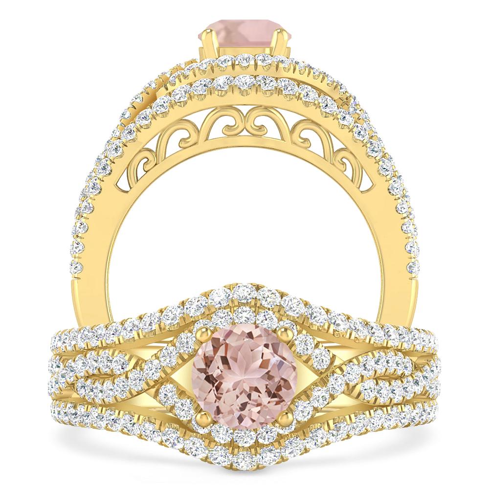 Yellow Gold - Morganite