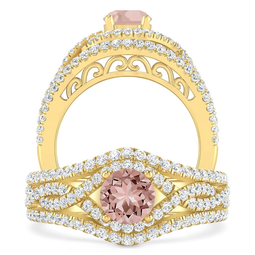 Yellow Gold - Morganite