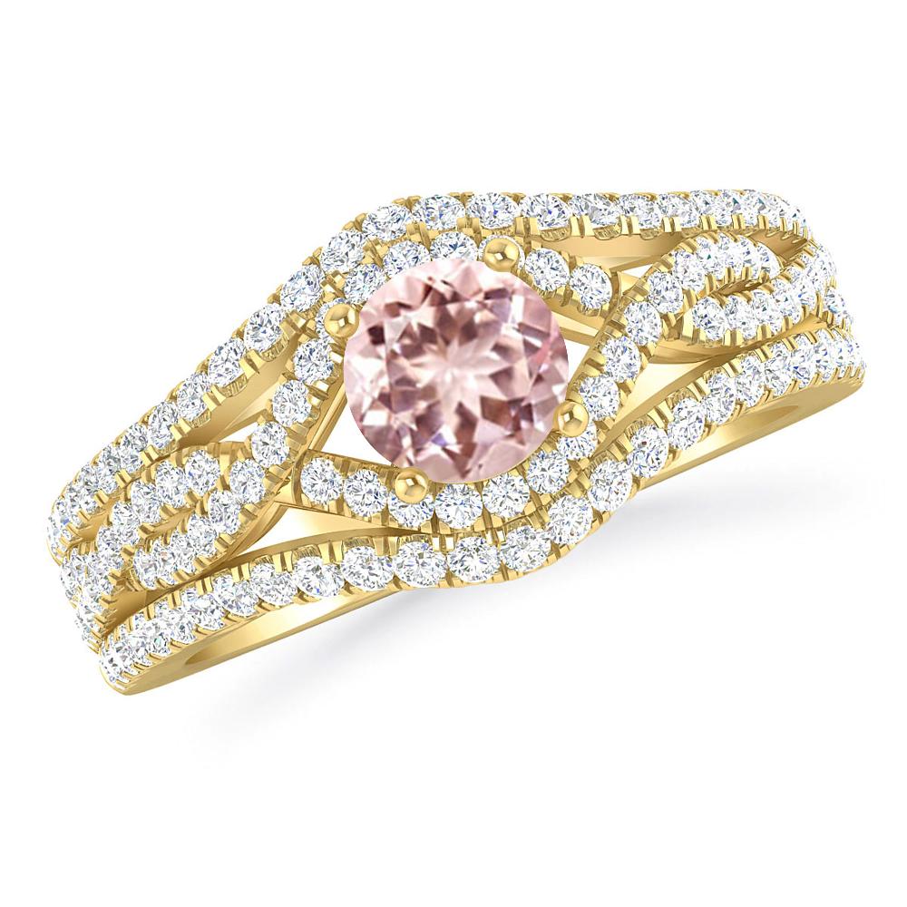 Yellow Gold - Morganite