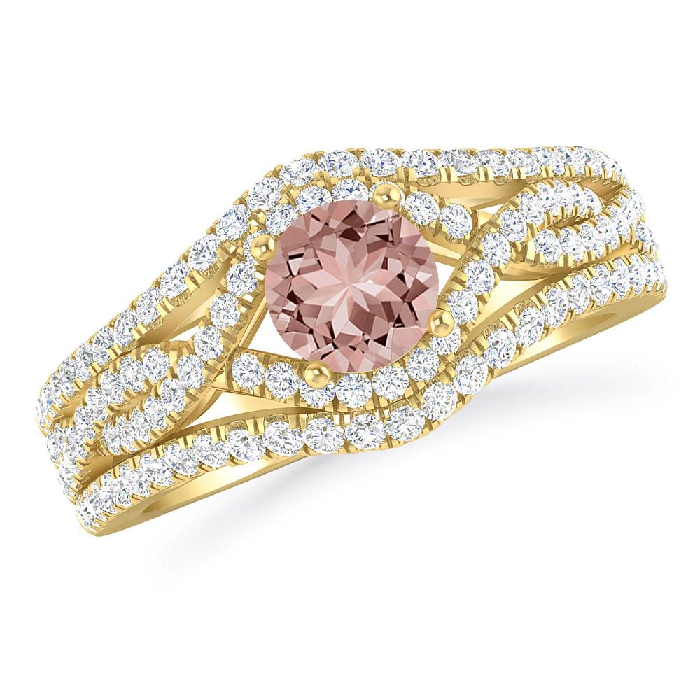 Yellow Gold - Morganite