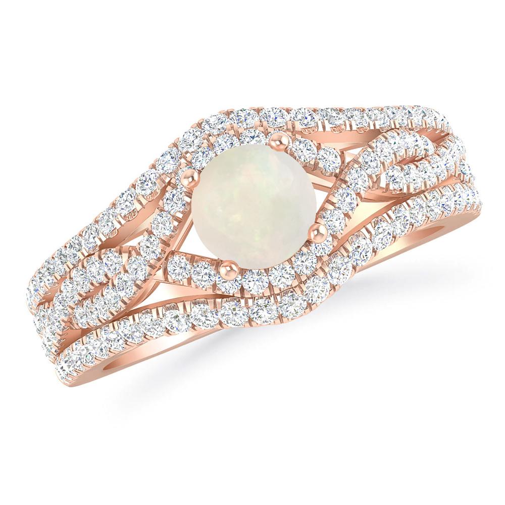 Rose Gold - Opal