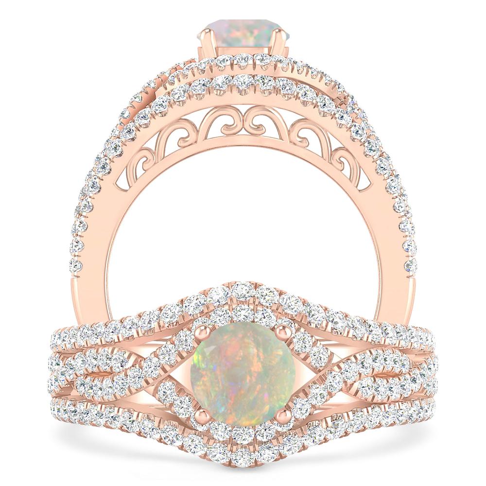 Rose Gold - Opal