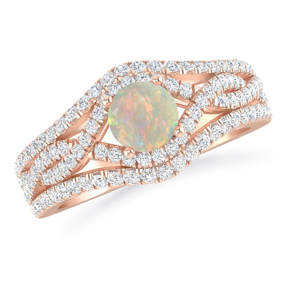 Rose Gold - Opal