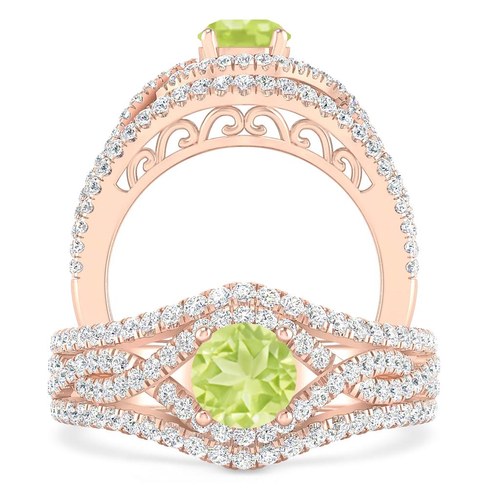 Rose Gold - Peridot