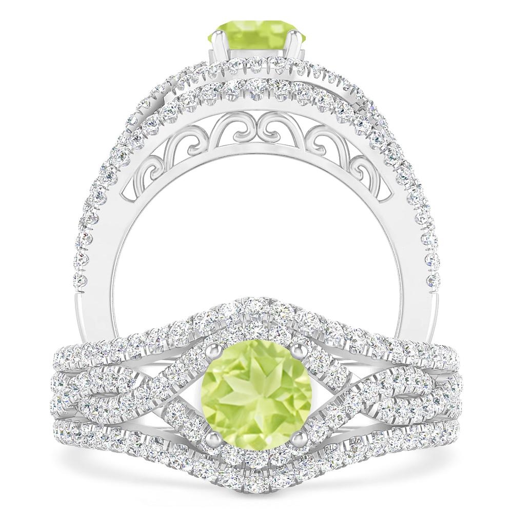 White Gold - Peridot