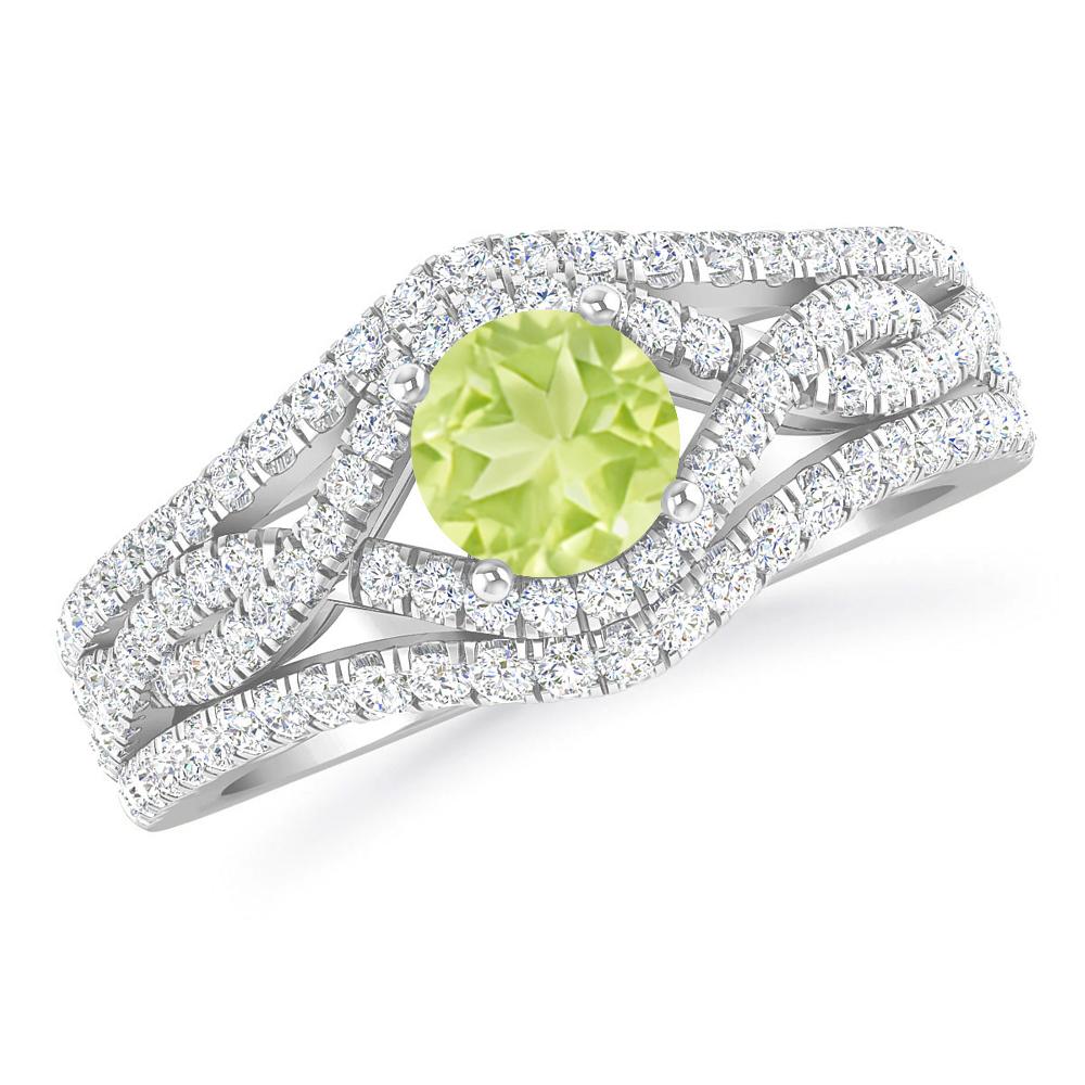 White Gold - Peridot